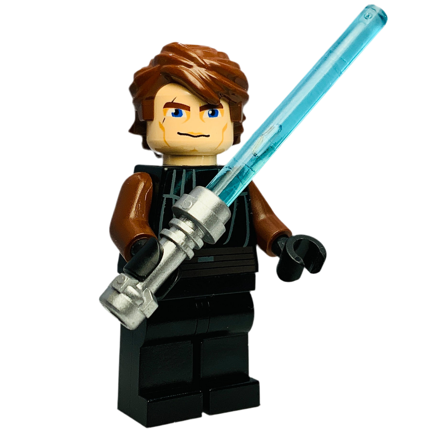 Anakin Skywalker - Large Eyes, Reddish Brown Arms, sw0183, LEGO® Star Wars Minifigure