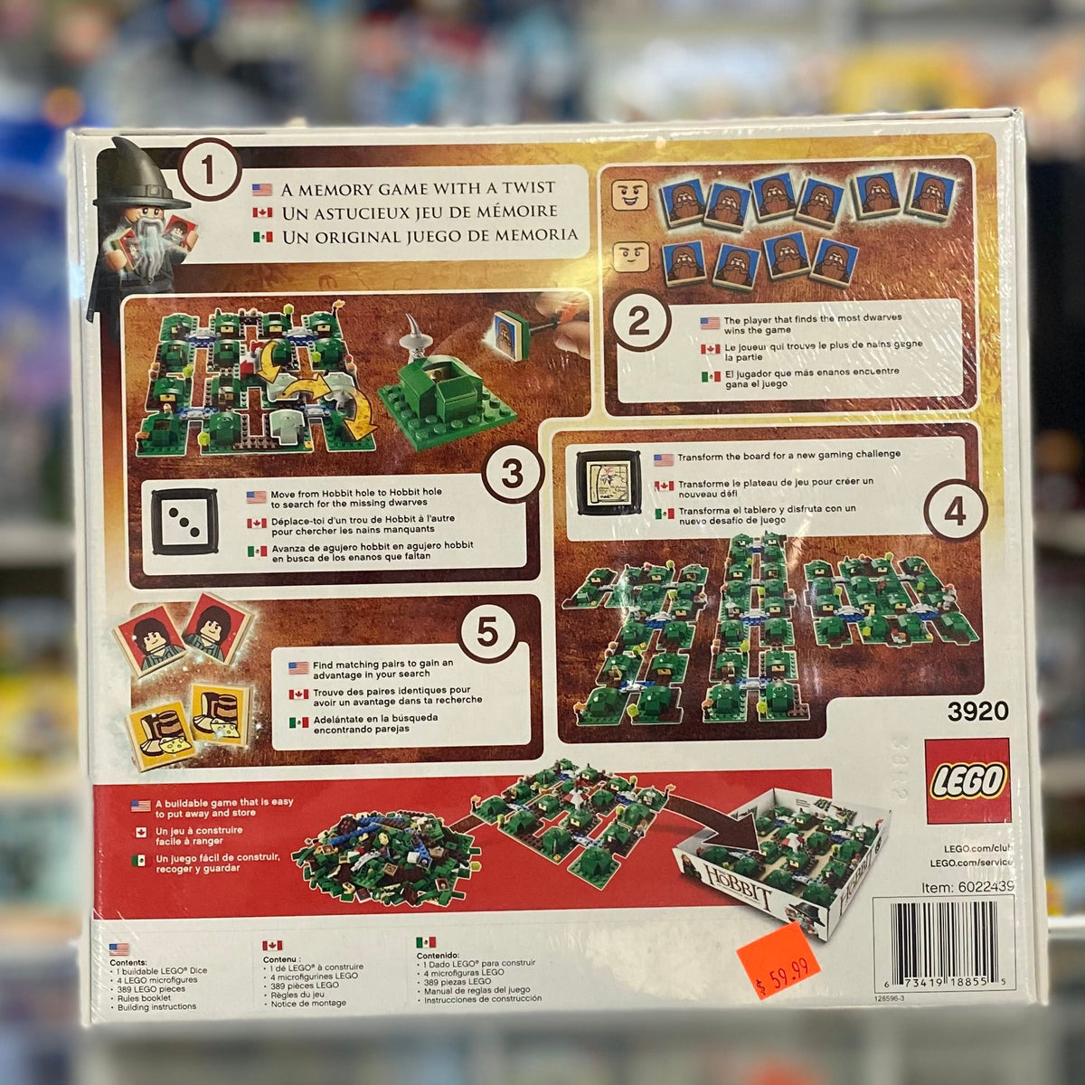 The Hobbit - An Unexpected Journey, 3920 - LEGO® Games set