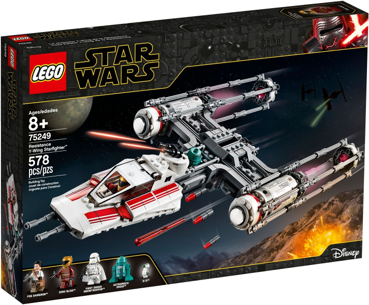 75249 - Resistance Y-Wing Starfighter - EMPTY BOX ONLY