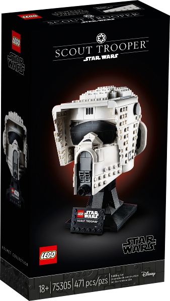 75305 - Scout Trooper Helmet - EMPTY BOX ONLY