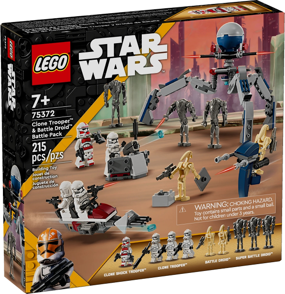 75372 - Clone Trooper & Battle Droid Battle Pack - EMPTY BOX ONLY