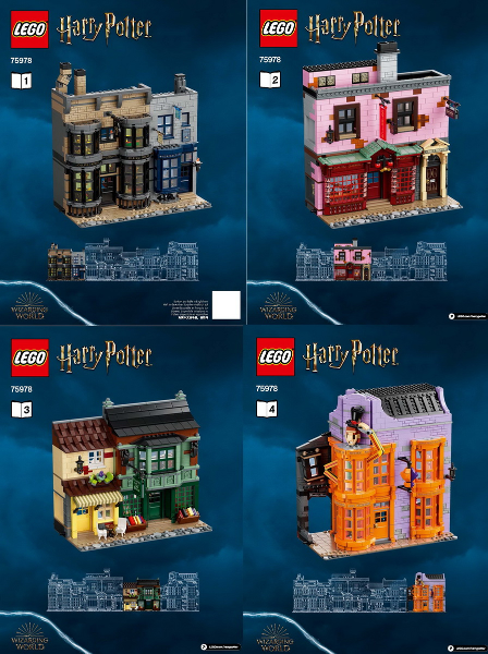 75978-Diagon Alley - INSTRUCTIONS ONLY