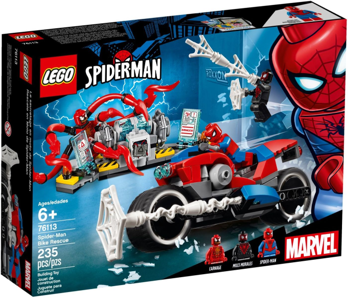 76113 - Spider-Man Bike Rescue - EMPTY BOX ONLY