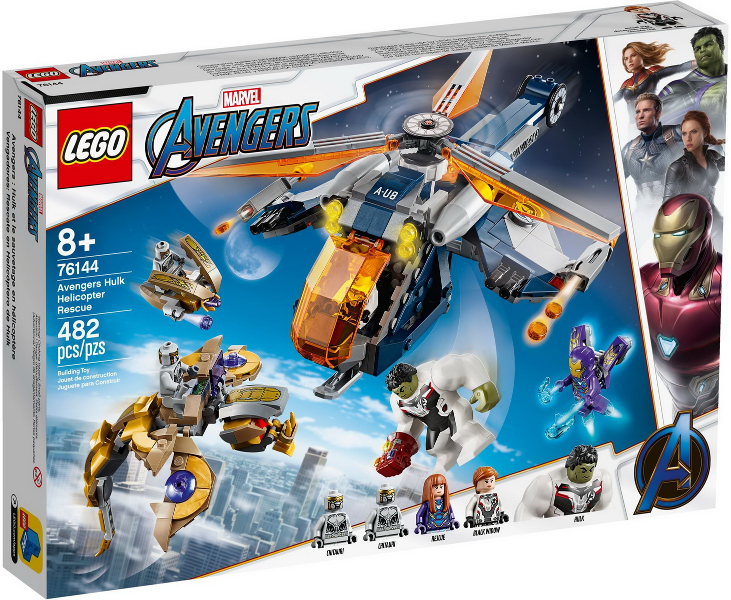 76144 - Avengers Hulk Helicopter Rescue - EMPTY BOX ONLY