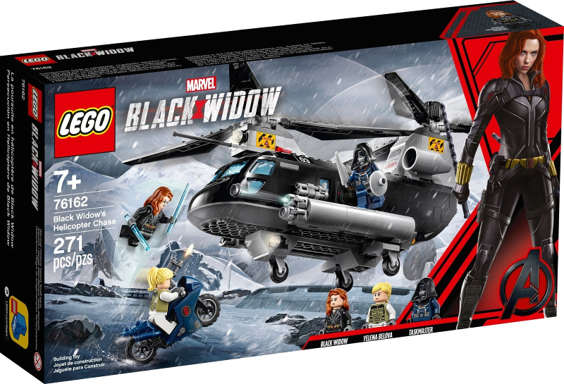 76162 - Black Widow's Helicopter Chase - EMPTY BOX ONLY