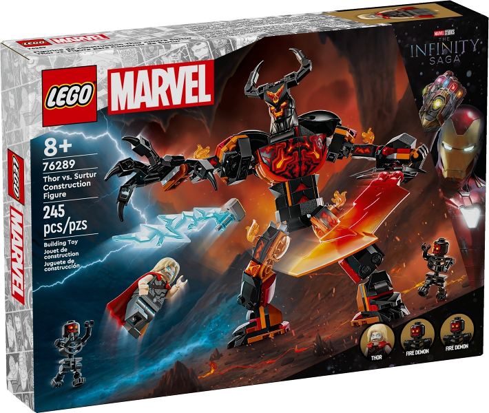 76289 - Thor vs. Surtur Construction Figure - EMPTY BOX ONLY