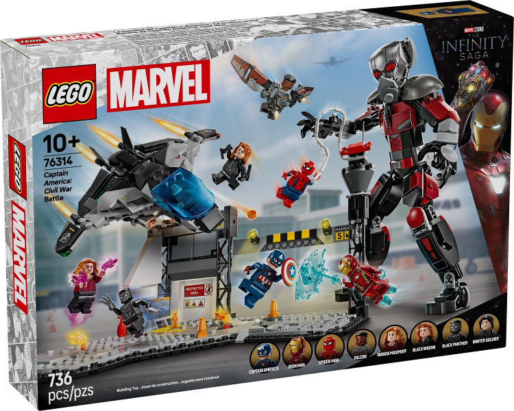 76314 - Captain America: Civil War Battle - EMPTY BOX ONLY