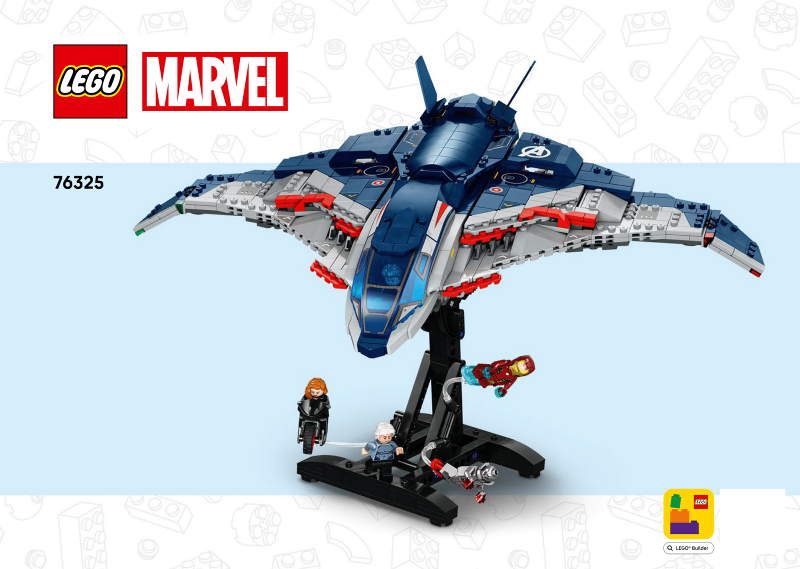 76325 - Avengers: Age of Ultron Quinjet - INSTRUCTIONS ONLY