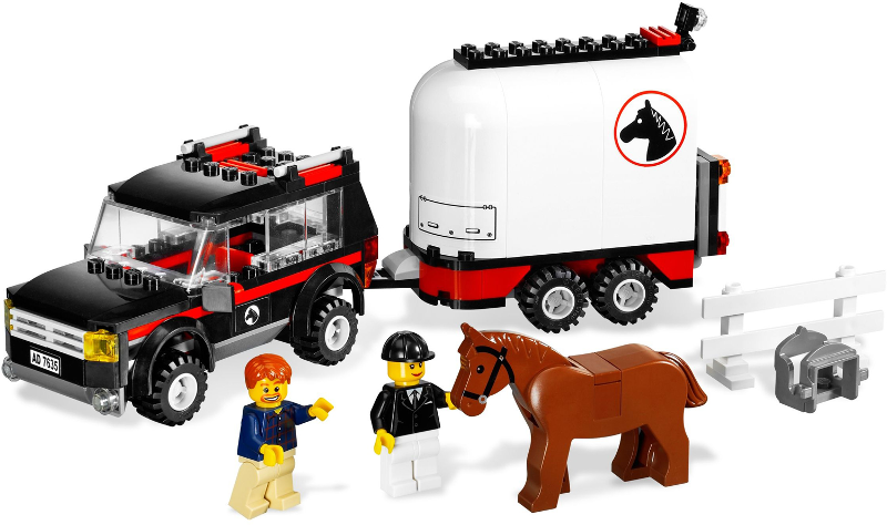 4WD with Horse Trailer, 7635-1