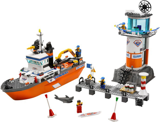 Coast Guard Patrol Boat & Tower, 7739