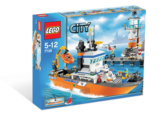 7739 - Coast Guard Patrol Boat & Tower - EMPTY BOX ONLY