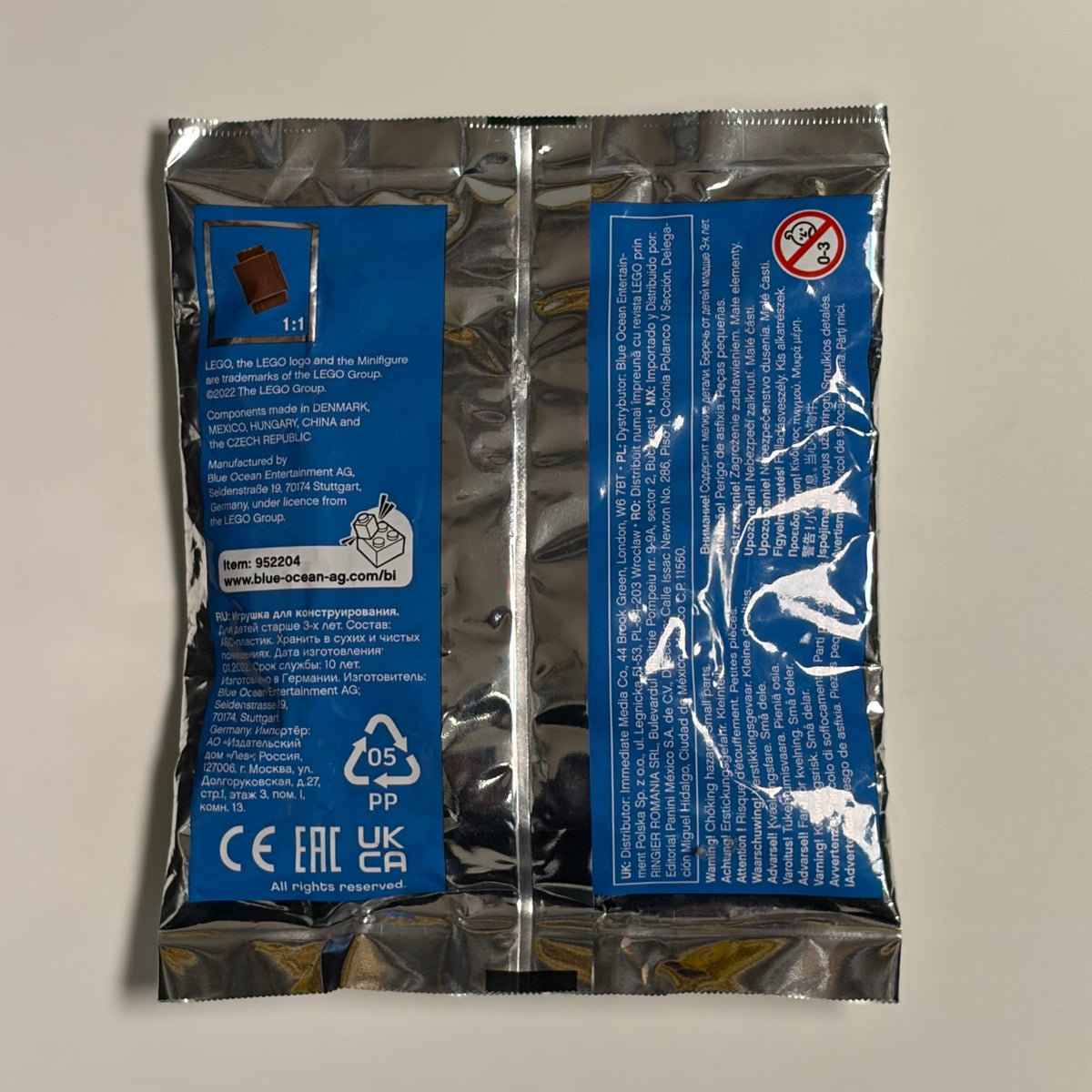 Worker with Tipper Truck foil pack, 952204