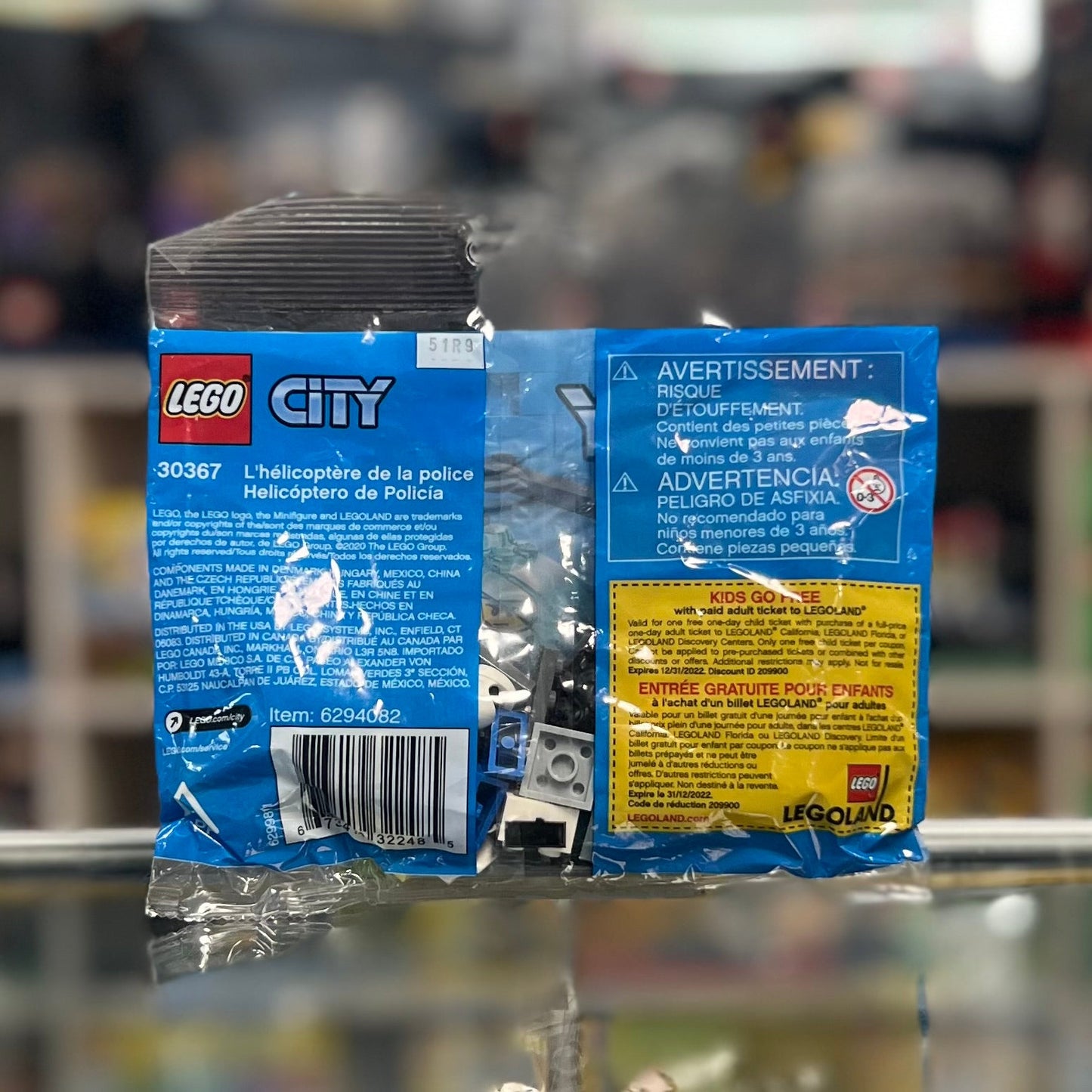 Police Helicopter polybag 30367 - LEGO® City Set