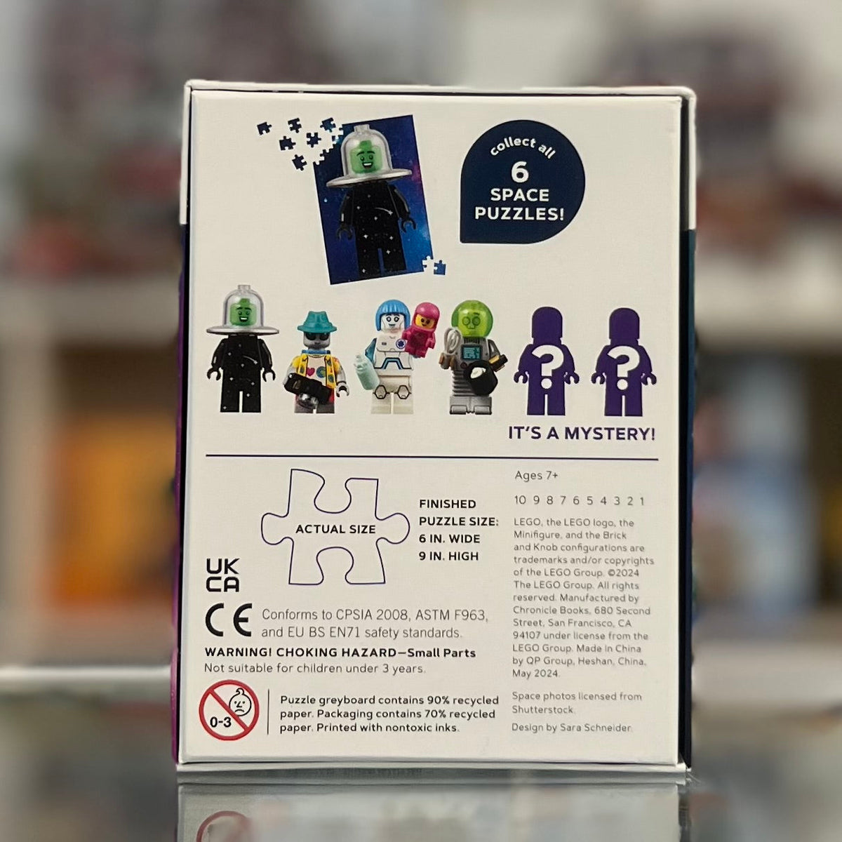 Mystery Minifigure Mini Puzzle, Space Edition - LEGO® Gear