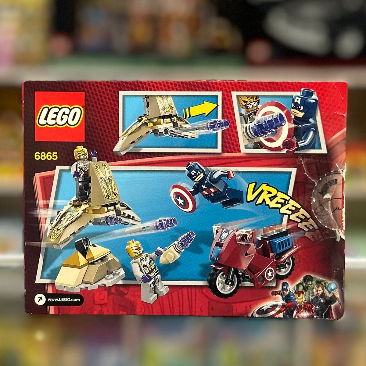 Captain America's Avenging Cycle, 6865 - LEGO® Marvel Set