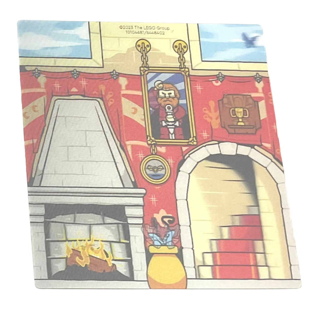 Harry Potter Plastic 3D Backdrop with Gryffindor Common Room Pattern, Part# 104681