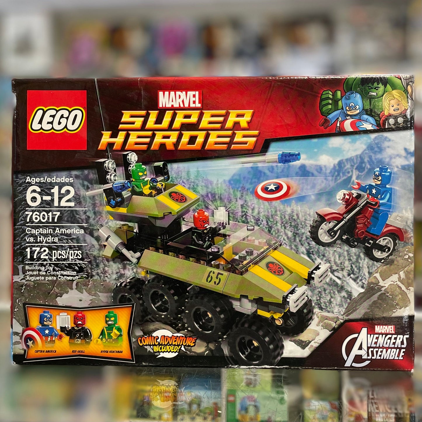 76017 - Captain America vs Hydra - EMPTY BOX ONLY