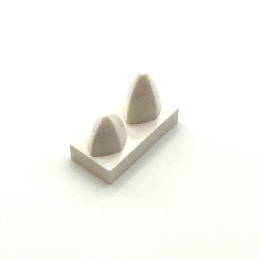 Tile Modified 1x2 with 2 Teeth Vertical, Part# 15209