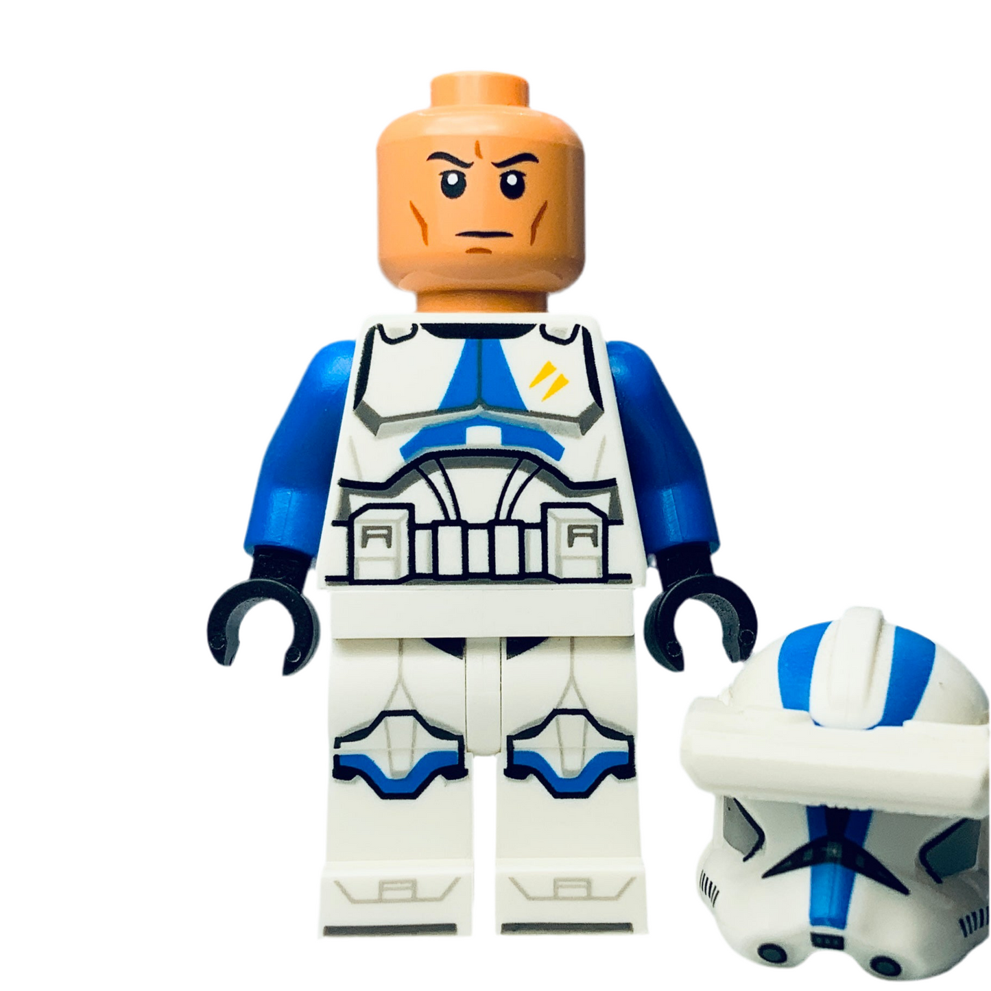 Clone Trooper Specialist, 501st Legion (Phase 2) - Blue Arms, Macrobinoculars, Nougat Head, Helmet with Holes, sw1248, LEGO® Star Wars Minifigure