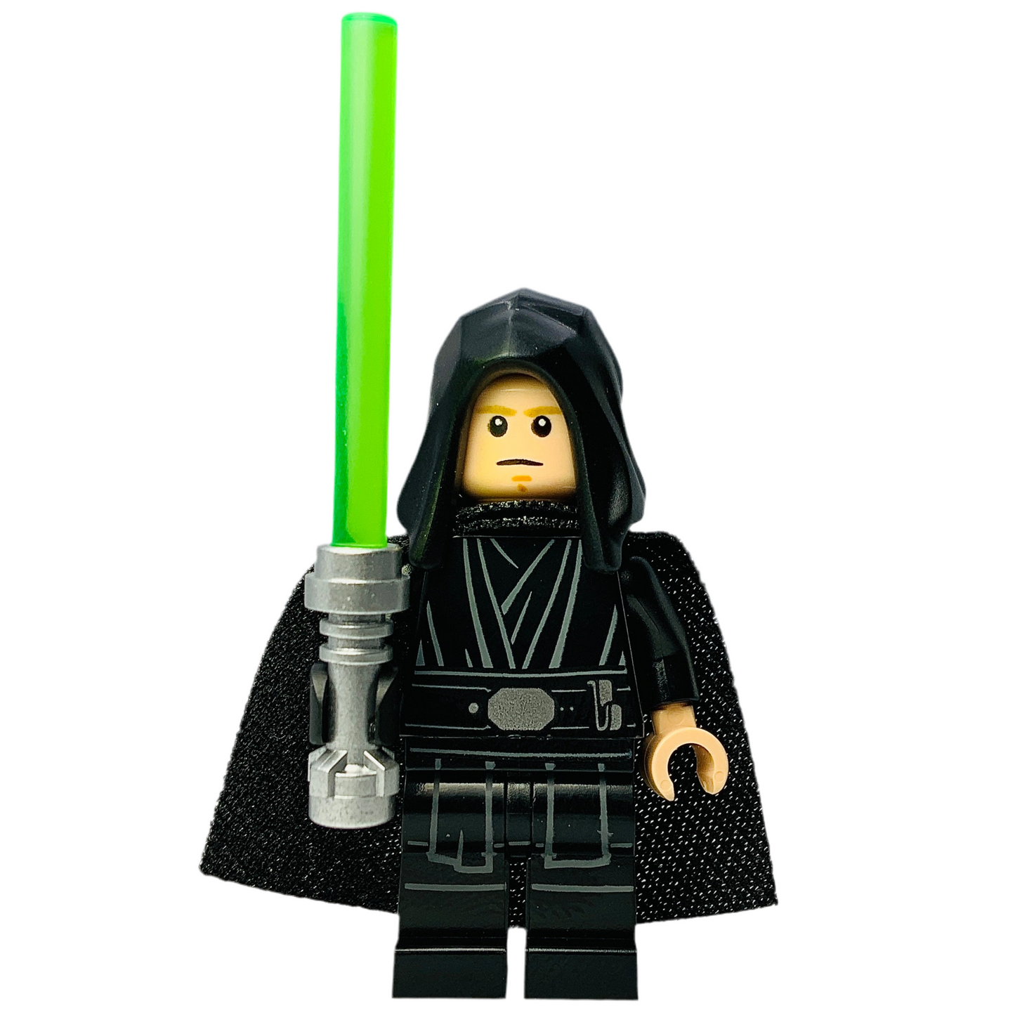 Luke Skywalker, Jedi Master (Black Hood and Cape), sw1191, LEGO® Star Wars Minifigure