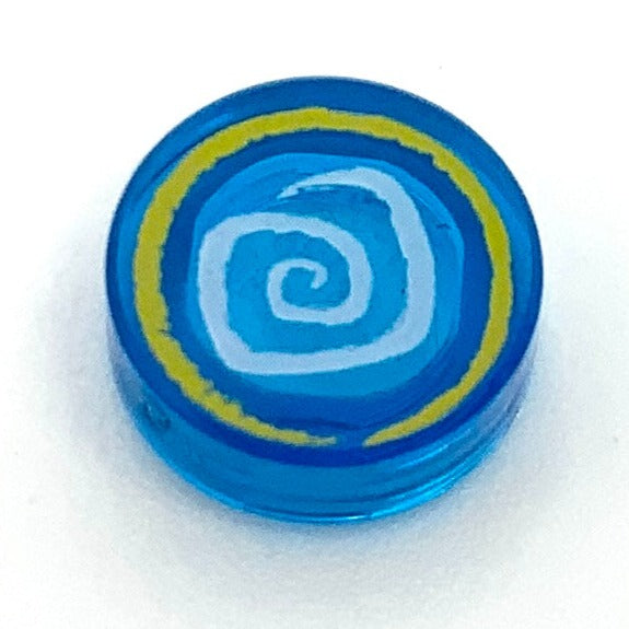 Tile Round 1x1 with Hypnobrai Pattern, Part# 98138pb003