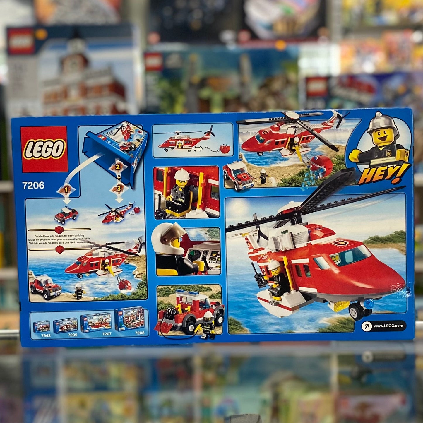 Fire Helicopter, 7206 - LEGO® City Set