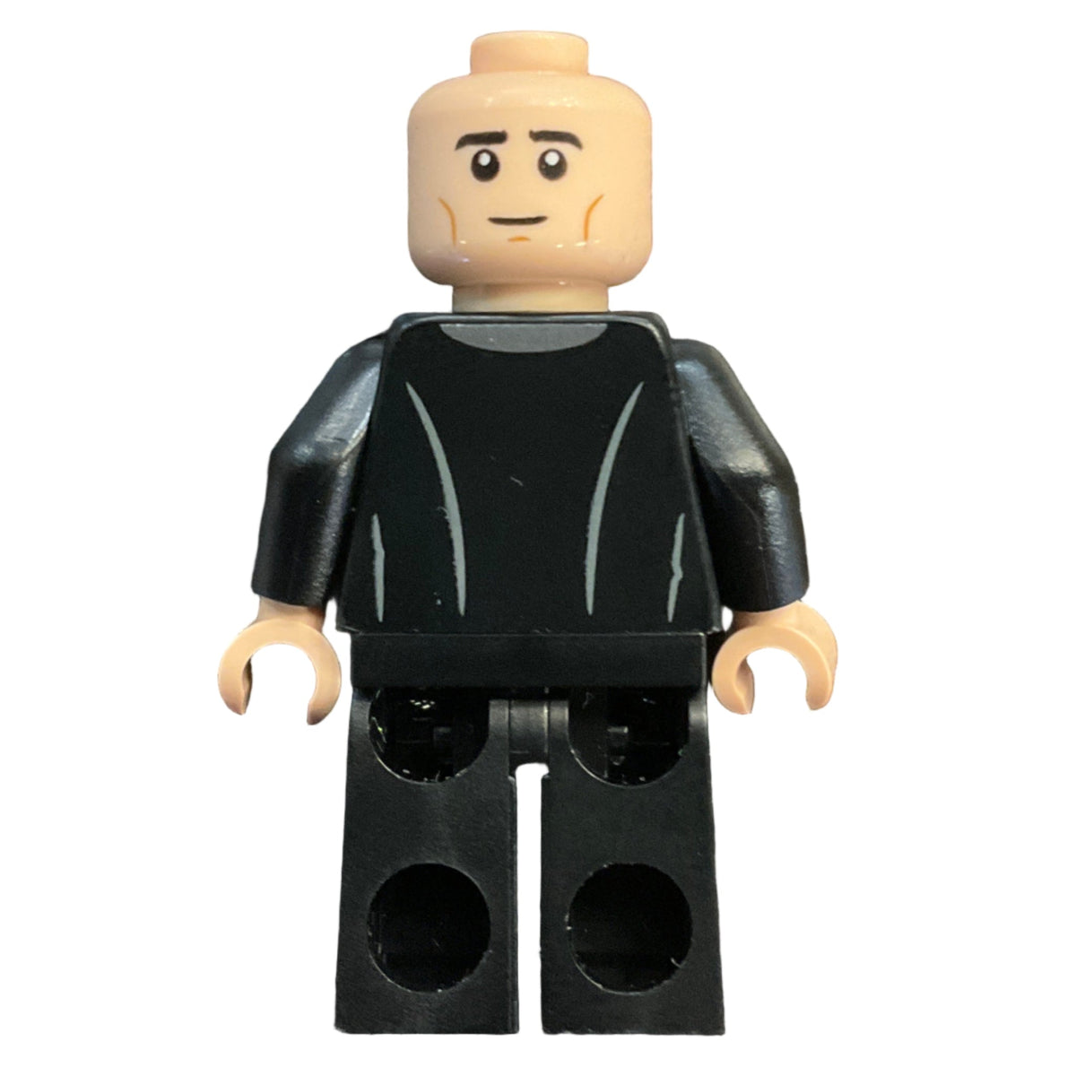 Lucius Malfoy - Black Suit, Bright Light Yellow Hair, Plain Legs, hp526
