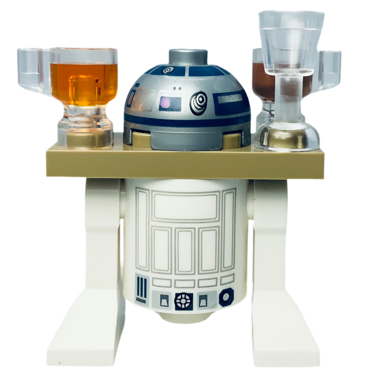 R2-D2, Dark Tan Serving Tray, sw1385, LEGO® Star Wars Minifigure