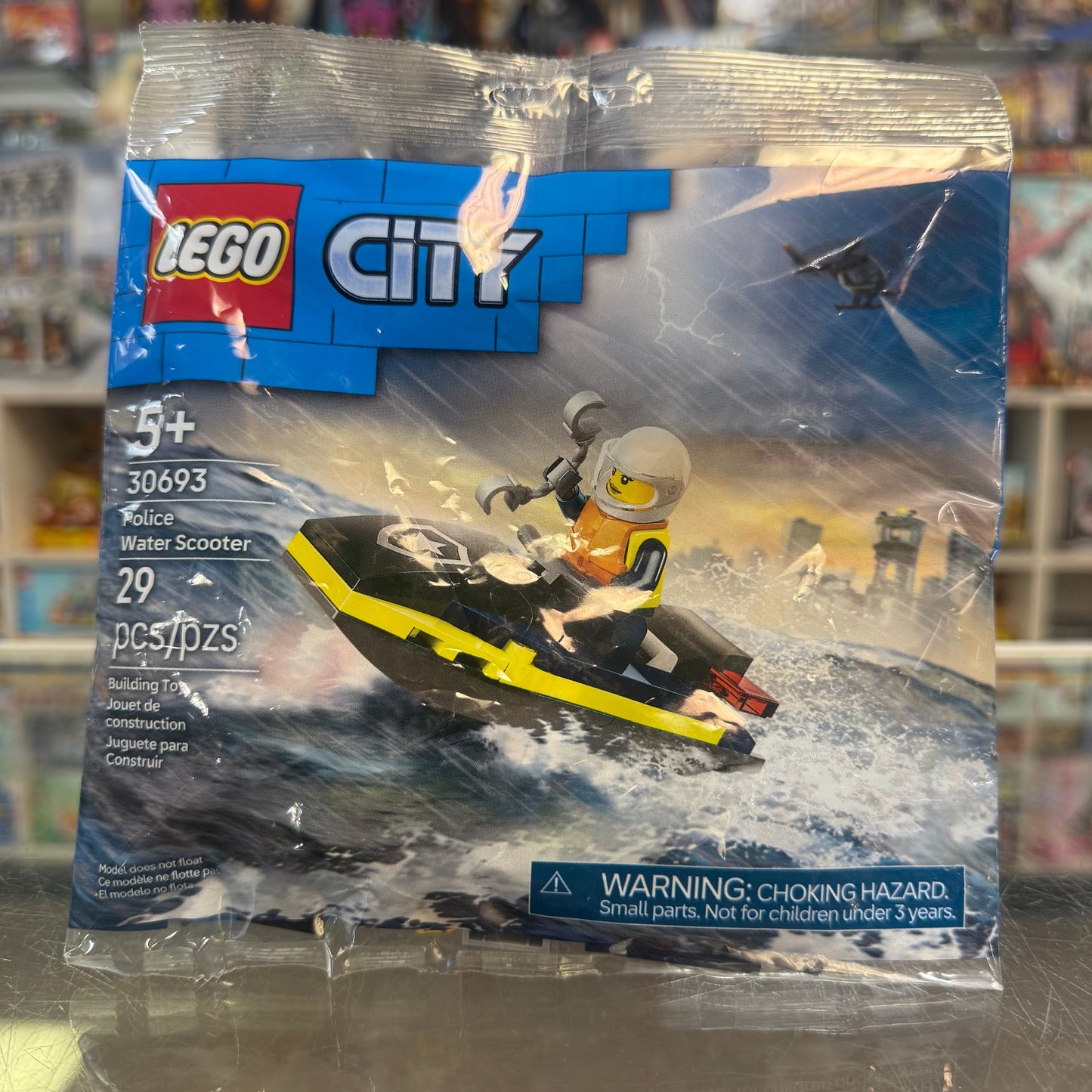 Police Water Scooter paper bag / polybag, 30693