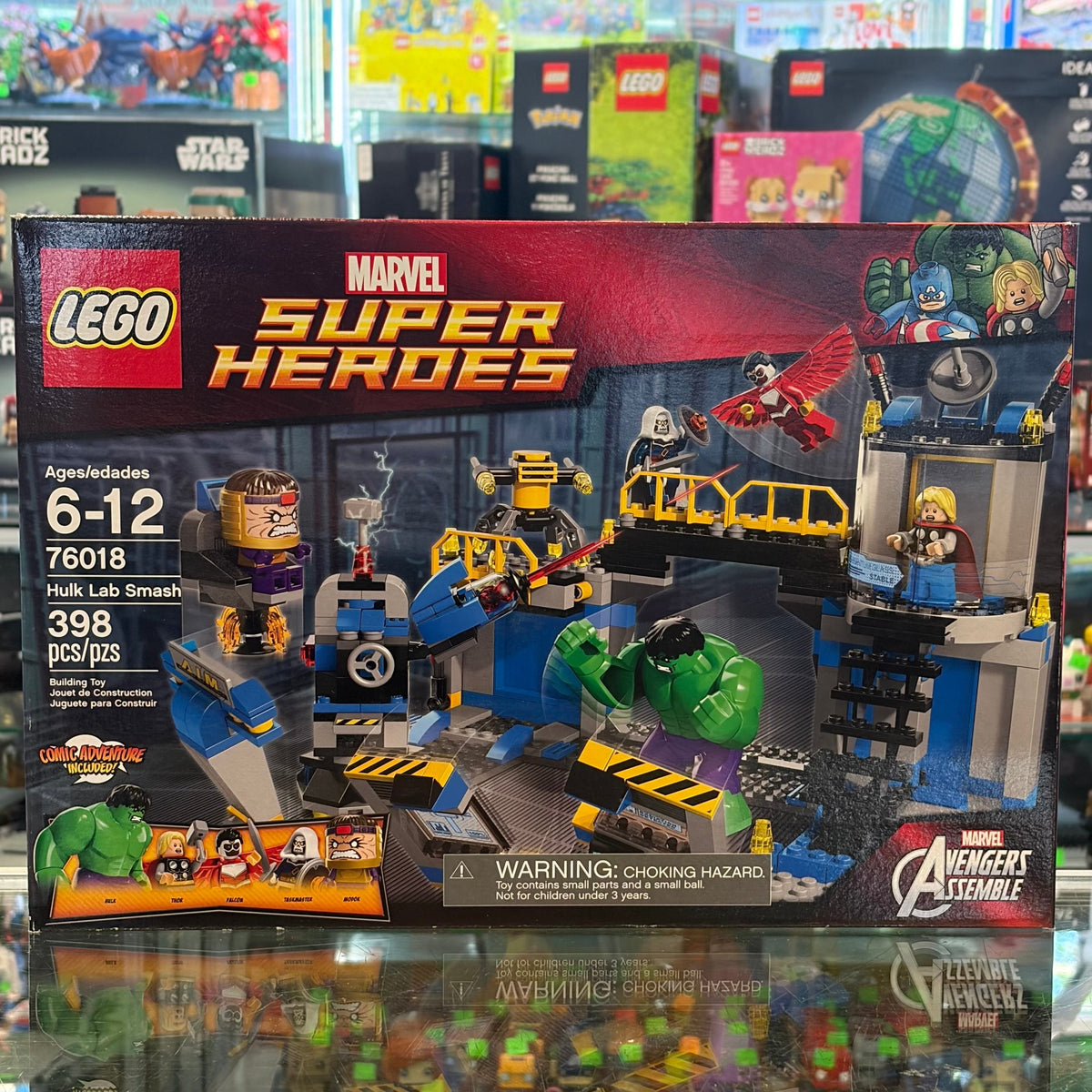 76018 - Hulk Lab Smash - EMPTY BOX ONLY