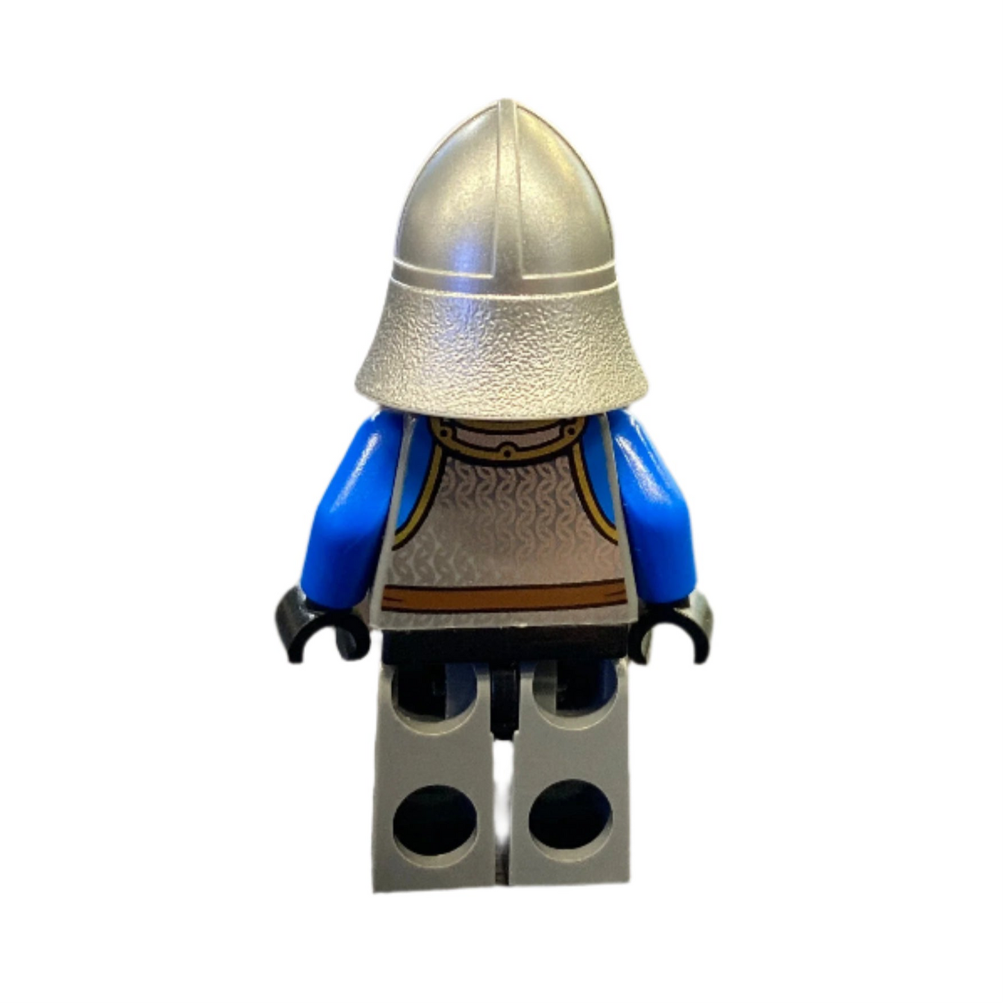King's Knight Scale Mail, Crown Belt, Helmet with Neck Protector, Smirk, cas536