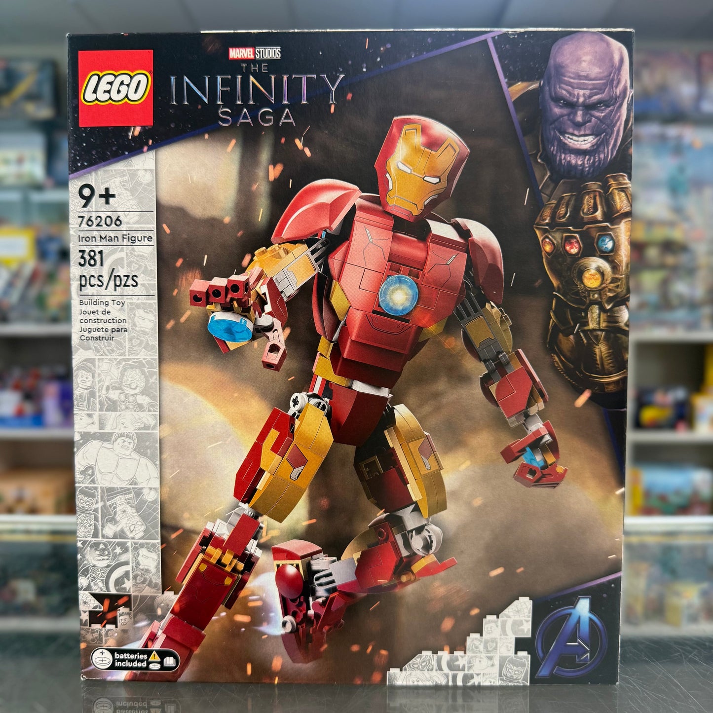 76206 - Iron Man Figure - EMPTY BOX ONLY