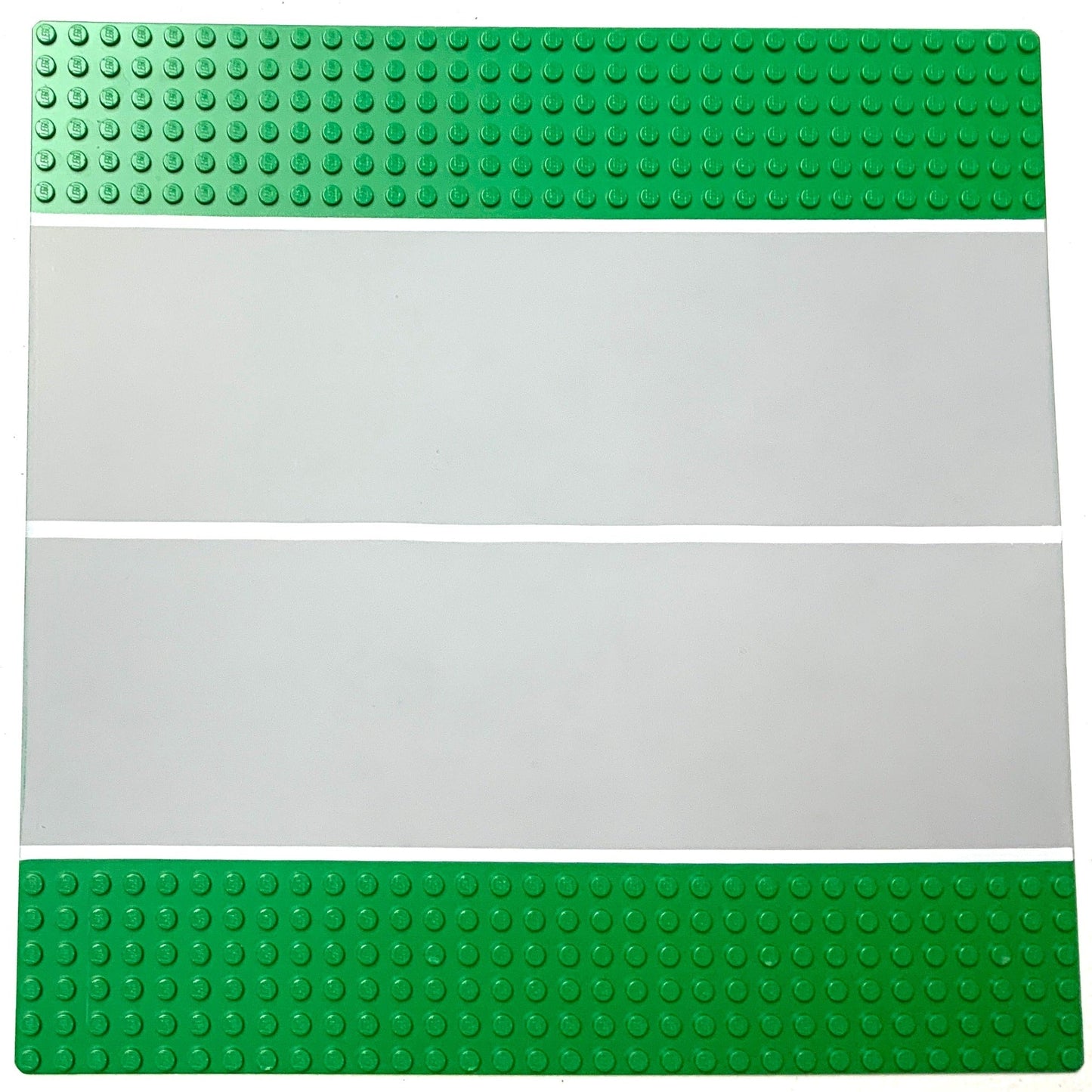 32x32 Road Baseplate 6-Stud Straight with Plain Runway Pattern, Part# 44336pb03