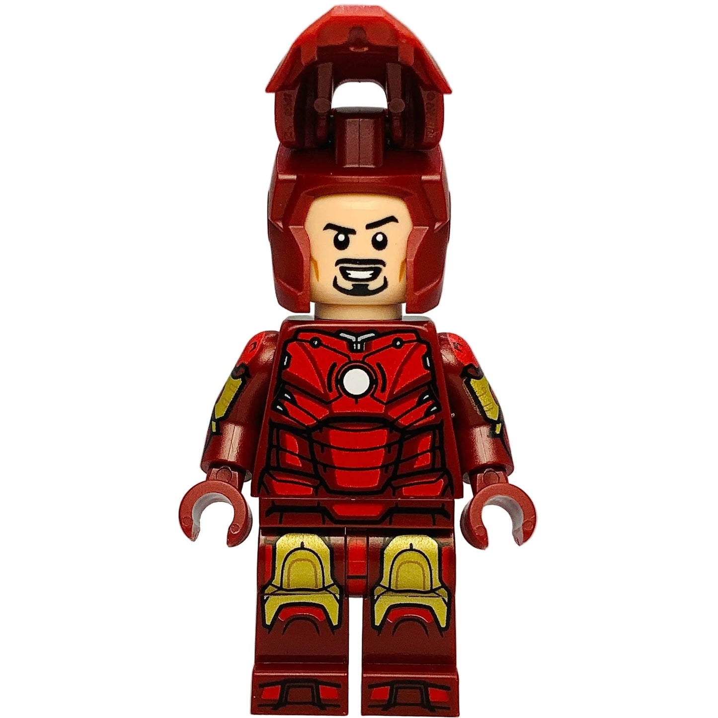 Iron Man - Mark 3 Armor, Printed Arms, sh1097 - LEGO® Marvel Minifigure