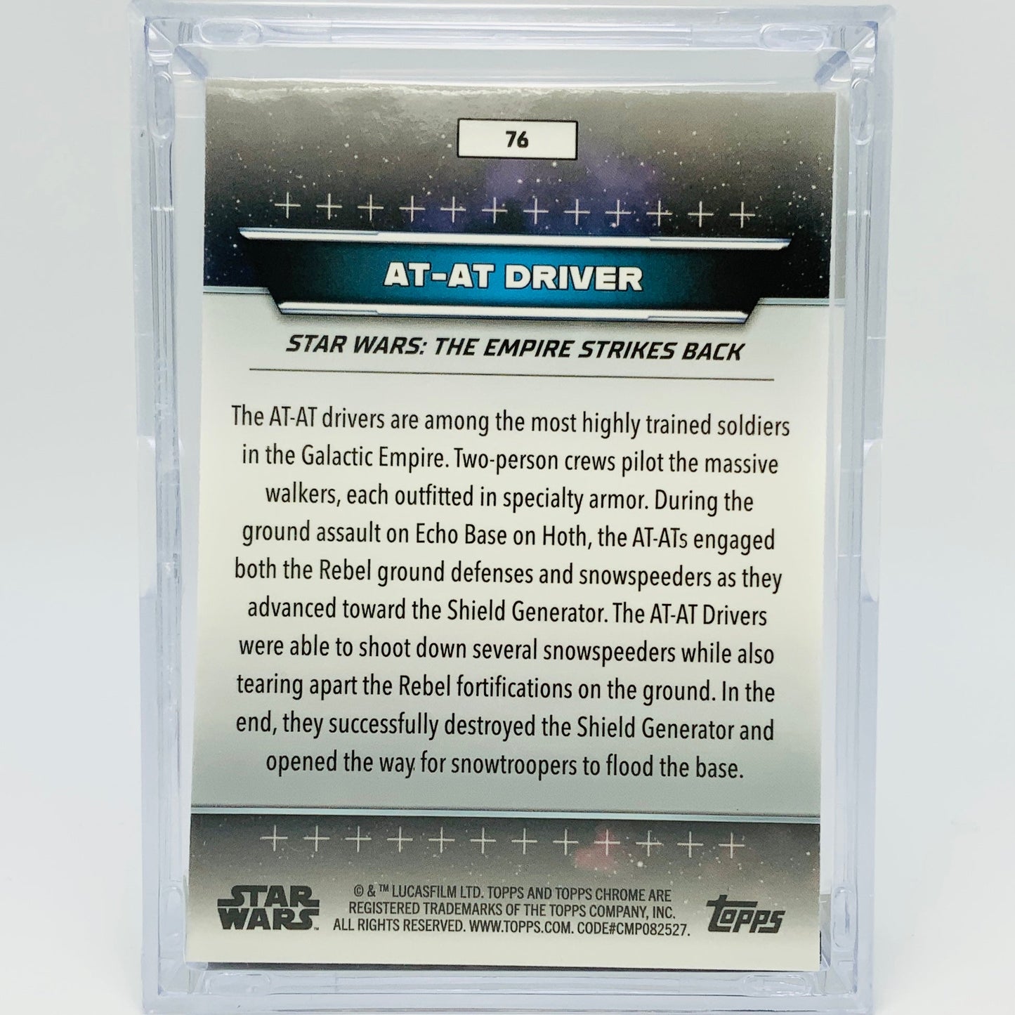 AT-AT Driver with Trading Card & Collector’s Case