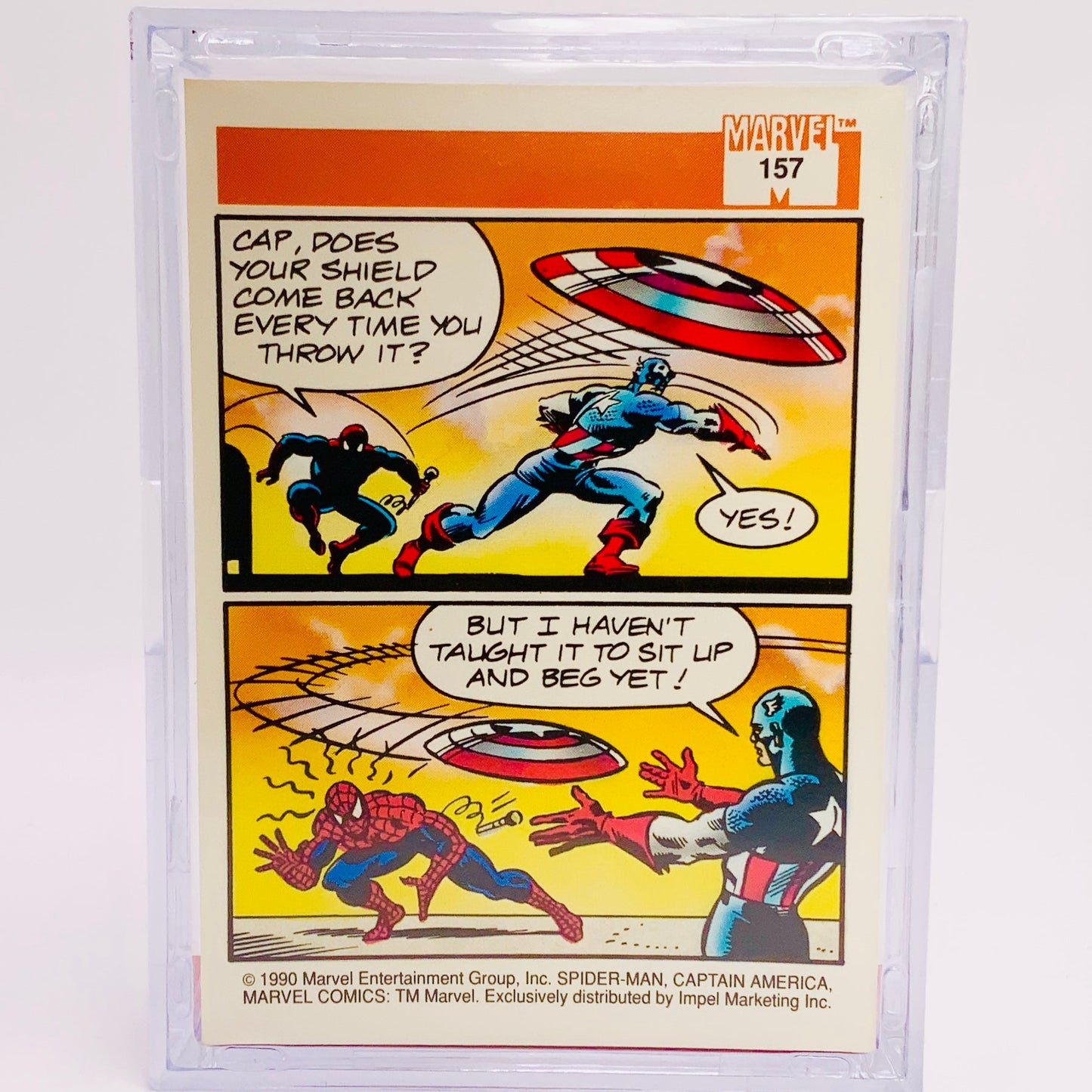 Spider-Man & Captain America with Trading Card & Collector’s Case