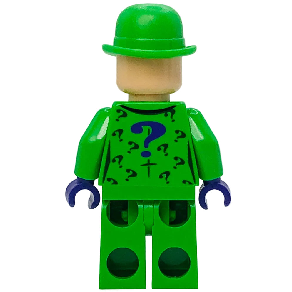 The Riddler - Bright Green Outfit and Bowler Hat, sh1081 - LEGO® DC Minifigure
