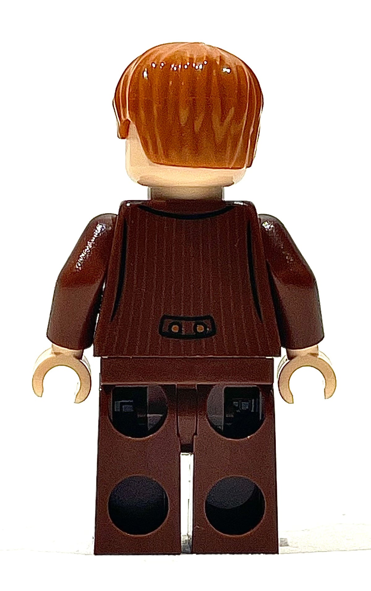 George Weasley - Reddish Brown Suit, Dark Red Tie, Smiling / Laughing, hp435