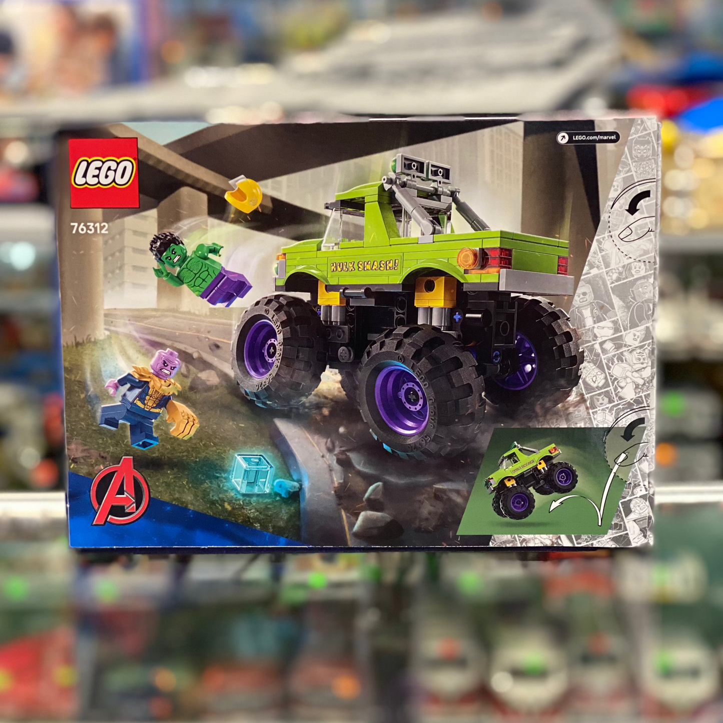 The Hulk Truck vs. Thanos, 76312 - LEGO® Marvel Set