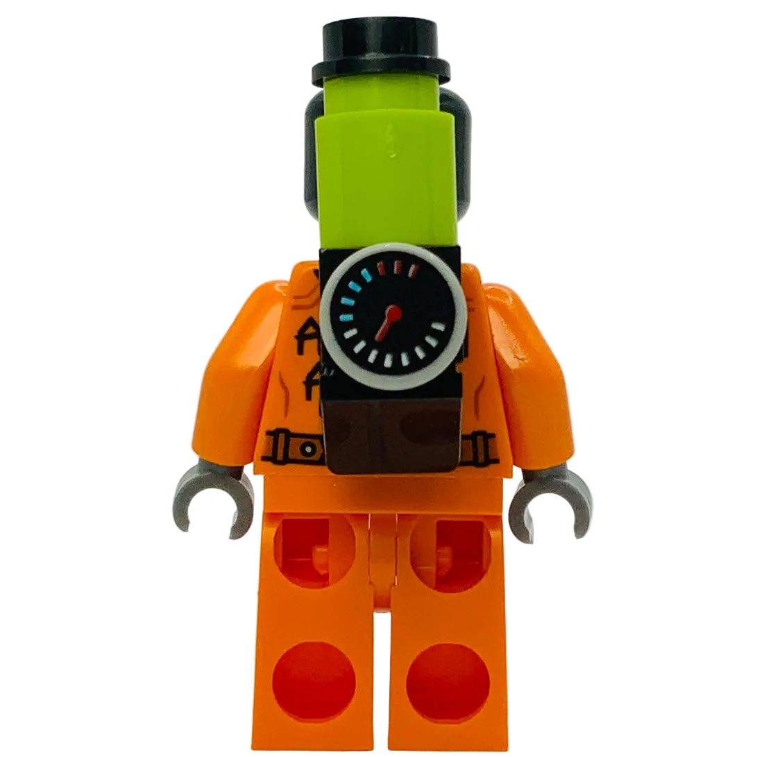 Bane - Prison Jumpsuit, Backpack, sh1084 - LEGO® DC Minifigure