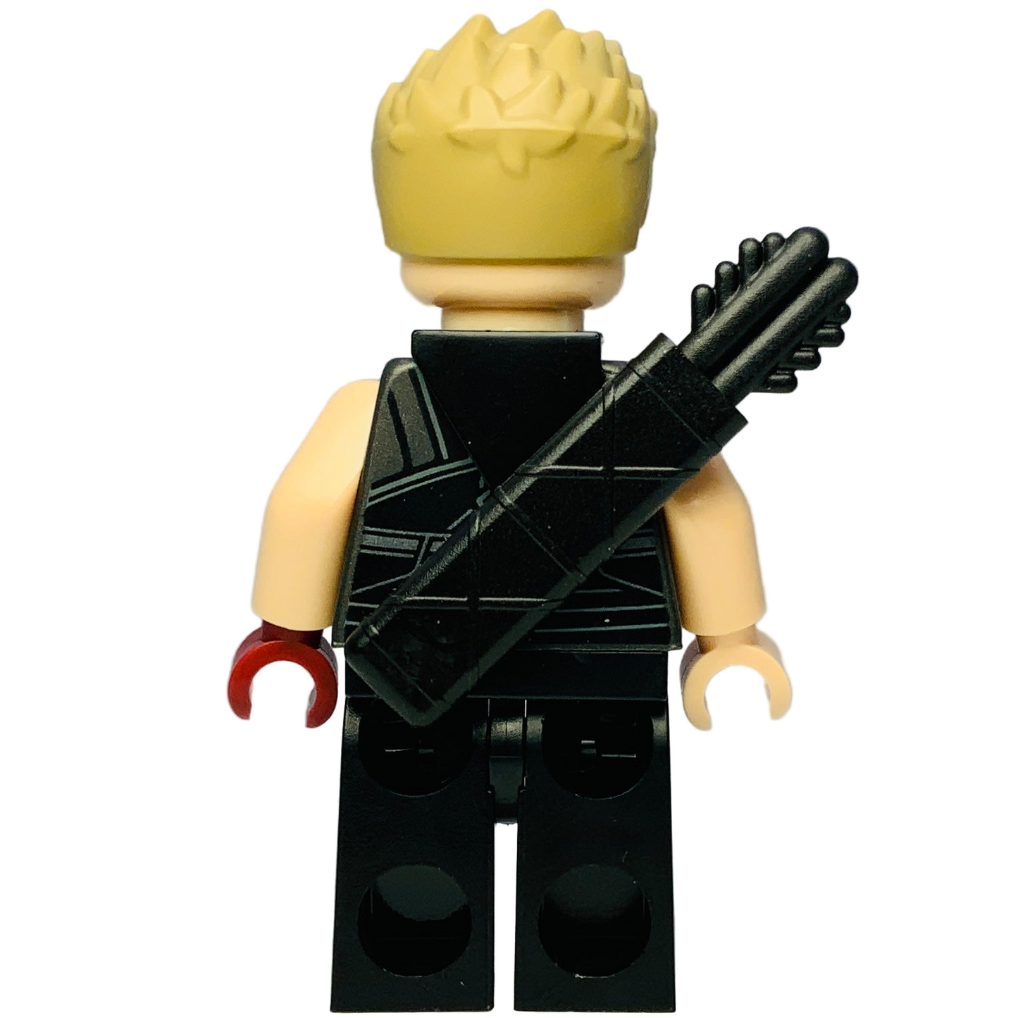 Hawkeye - Black and Dark Suit, Dark Tan Hair, Quiver, Silver Zipper, sh0925