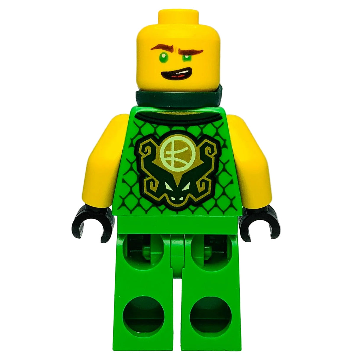 Lloyd - Dragons Rising, Tournament Armor, Dark Green Bandana, njo1053 - LEGO® Ninjago Minifigure