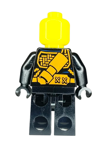 Cole - Knee Pads, Armor, Hair, njo0250 - LEGO® Ninjago Minifigure