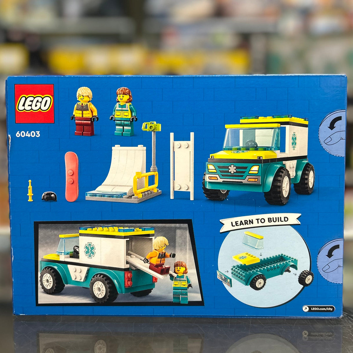 Emergency Ambulance and Snowboarder - 60403