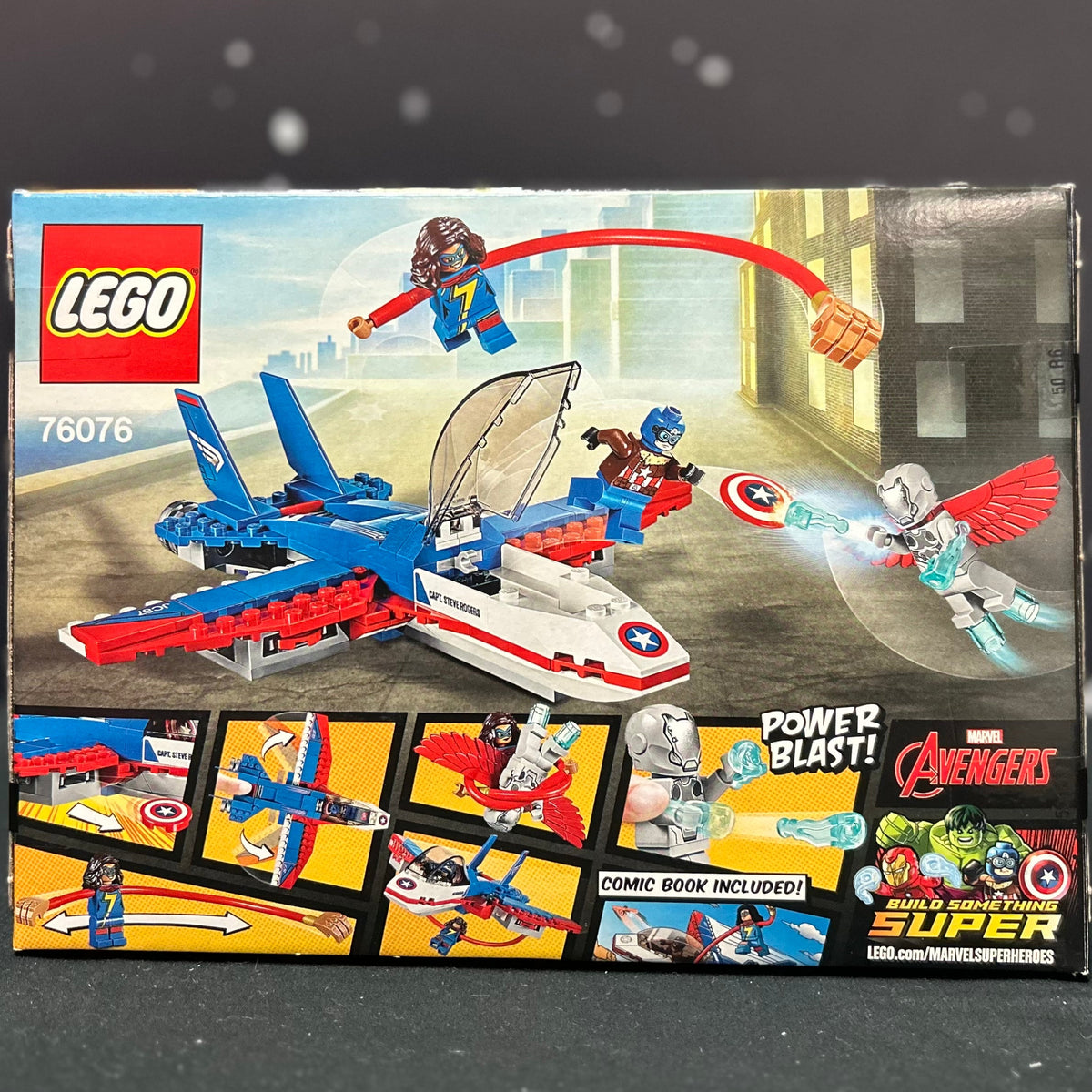 Captain America Jet Pursuit, 76076