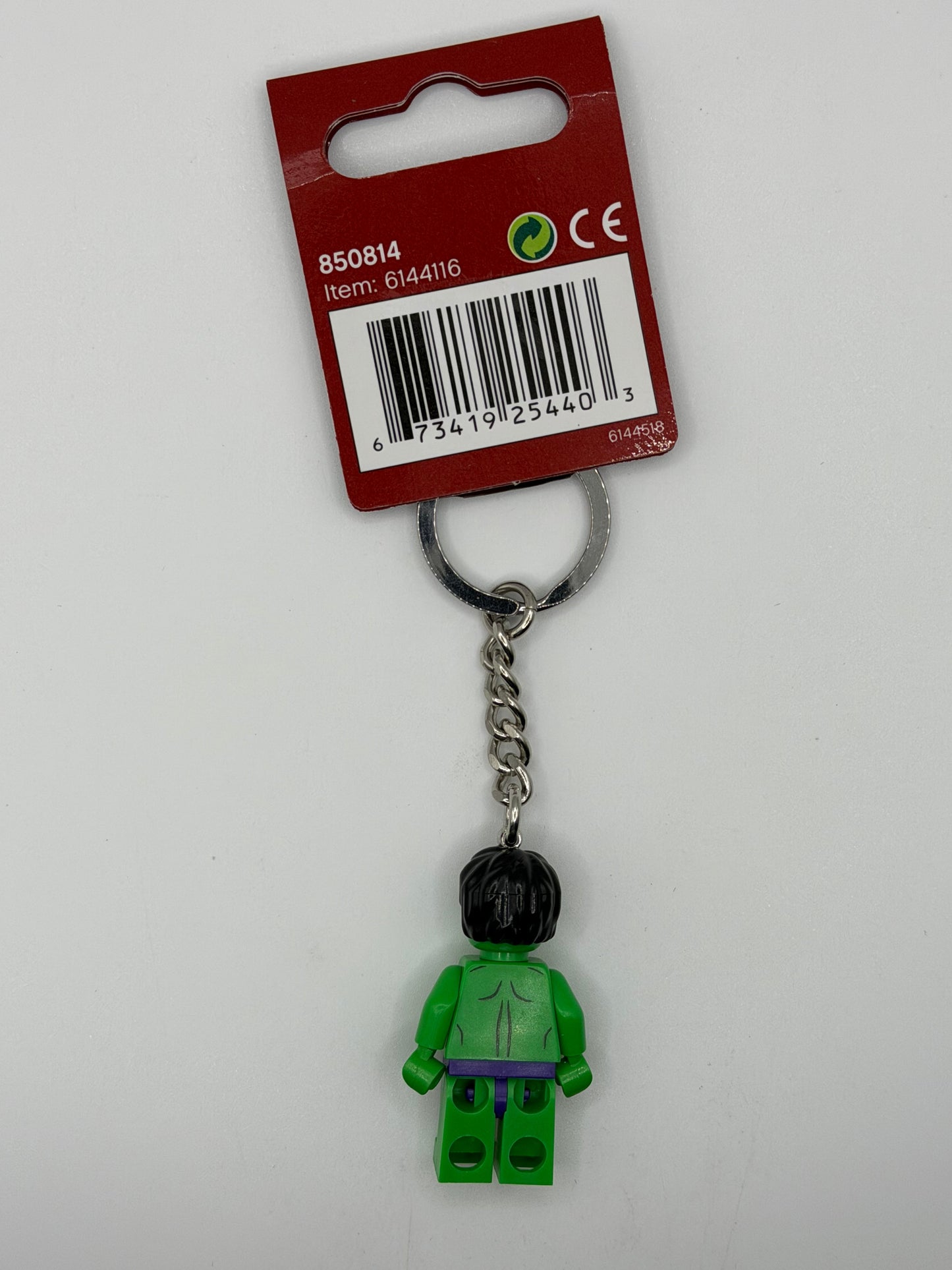 Hulk Minifigure Key Chain 850814 LEGO® Marvel Super Heroes