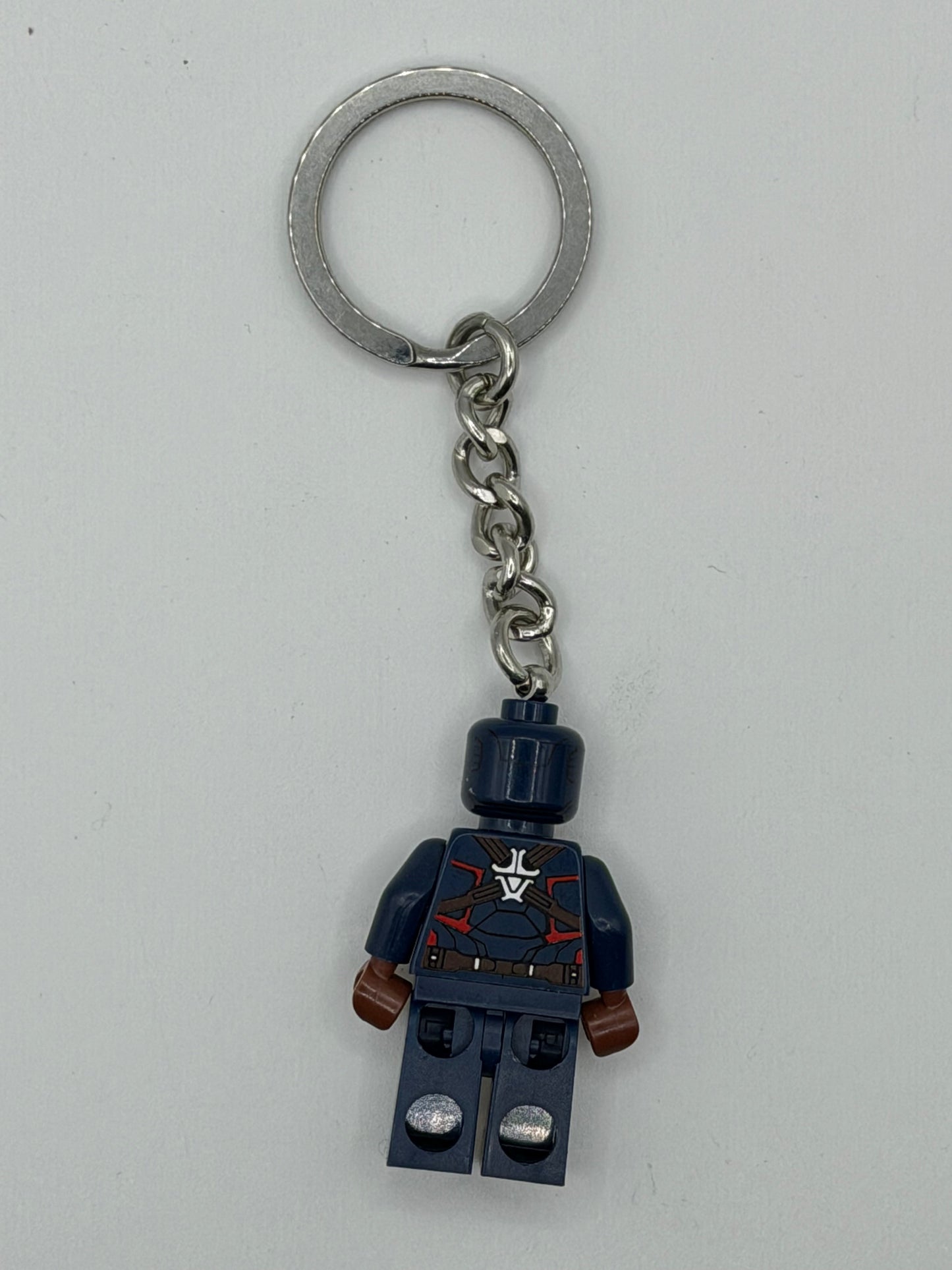 Captain America Minifigure Key Chain 853593 LEGO® Marvel Super Heroes