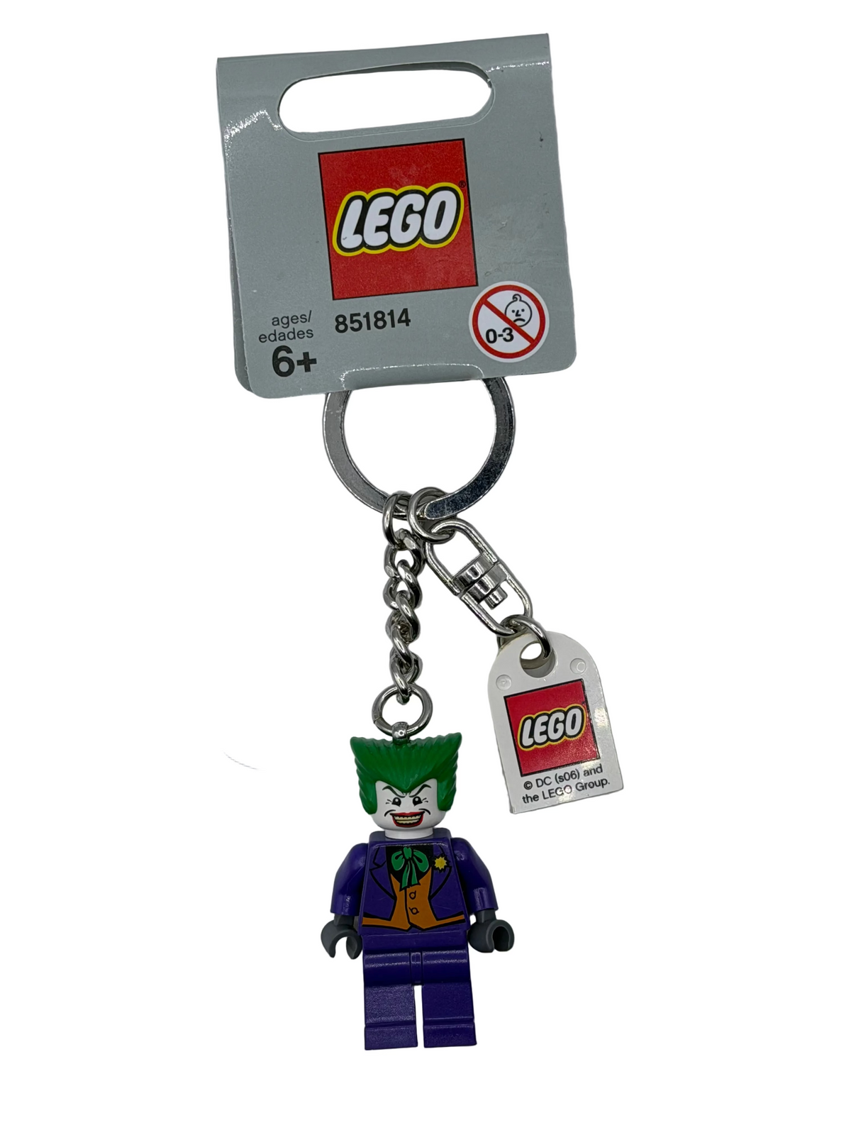 LEGO® Joker Minifigure Keychain, 851814