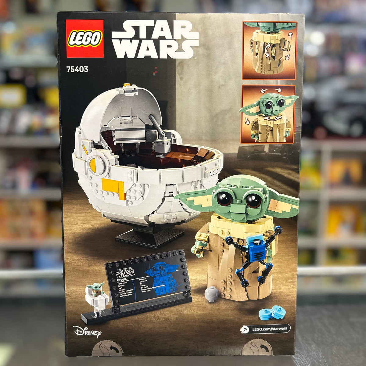 Grogu™ with Hover Pram, 75403 - LEGO® Star Wars Set