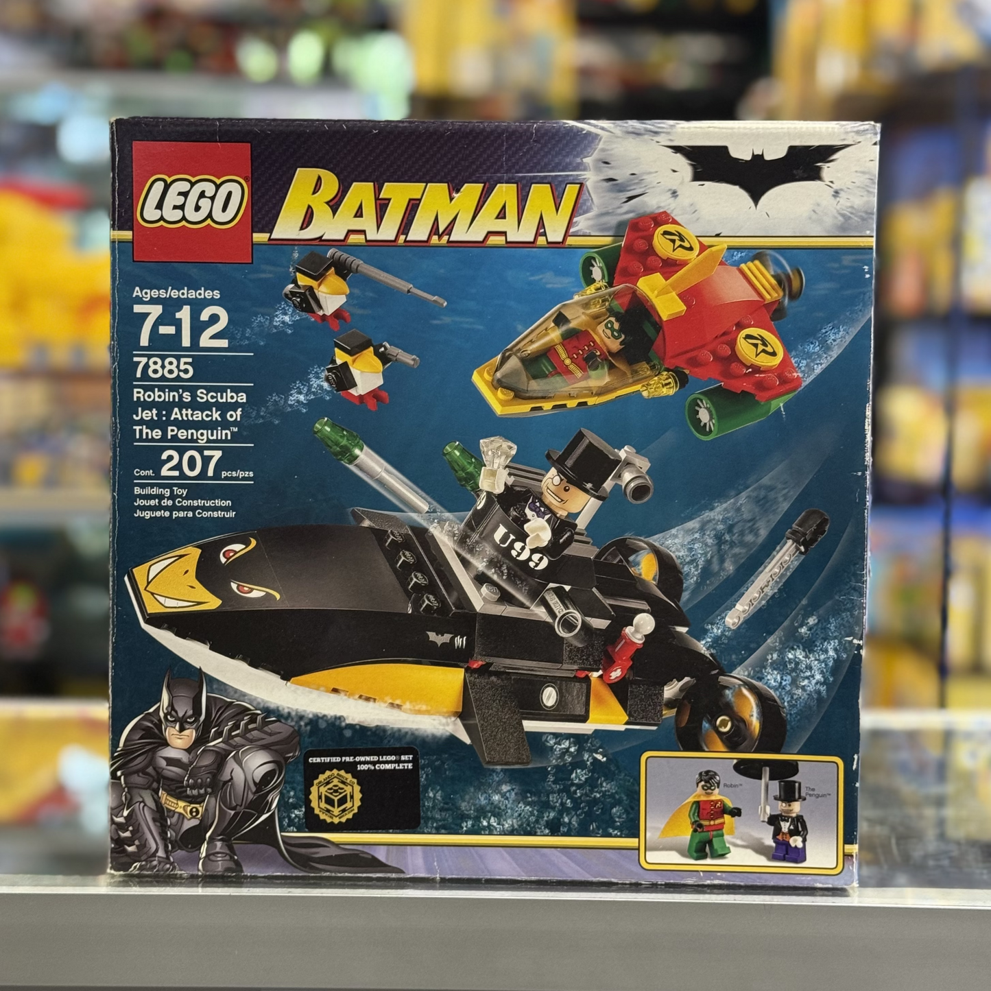 7885 - Robin's Scuba Jet: Attack of The Penguin - EMPTY BOX ONLY